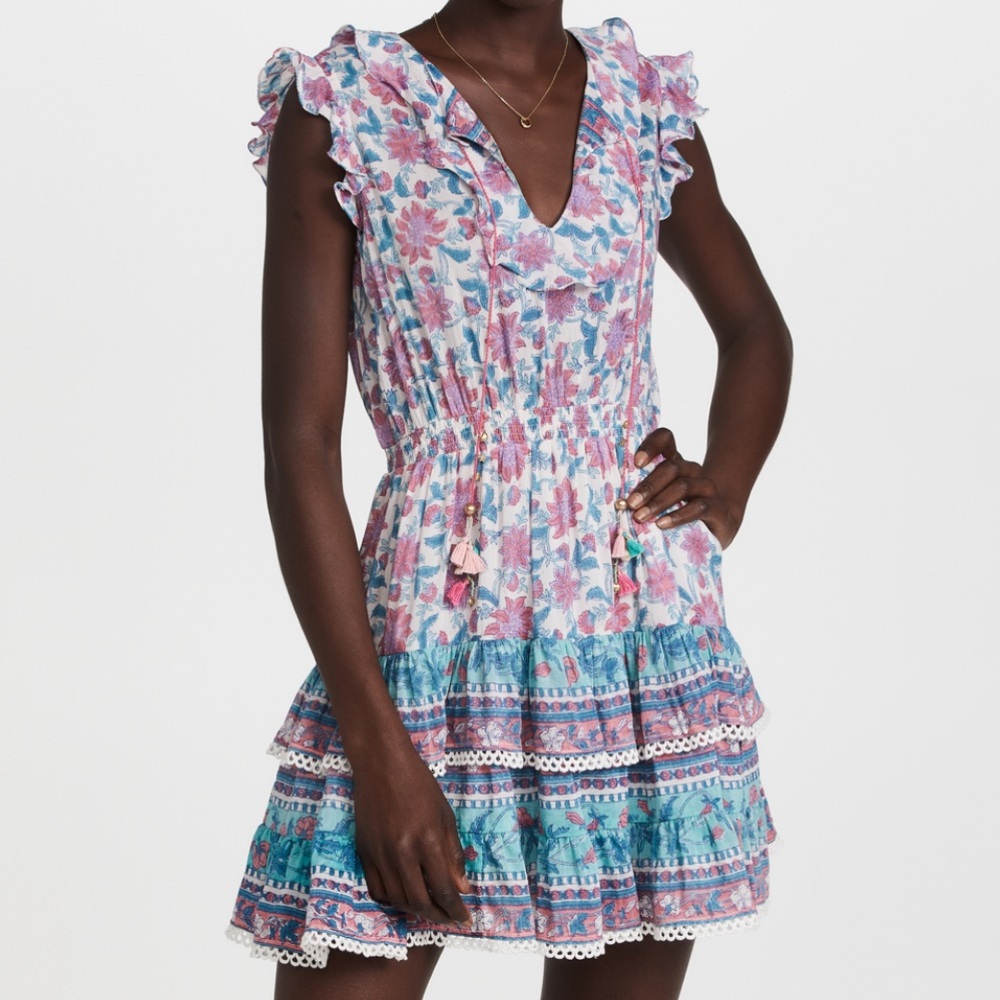 Bell by Alicia Bell Rebecca Floral Print Mini Dress Size Small Like New